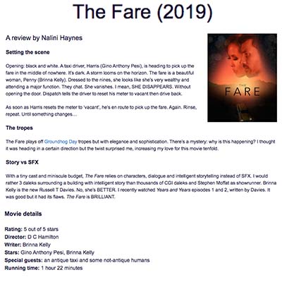 The Fare (2019)